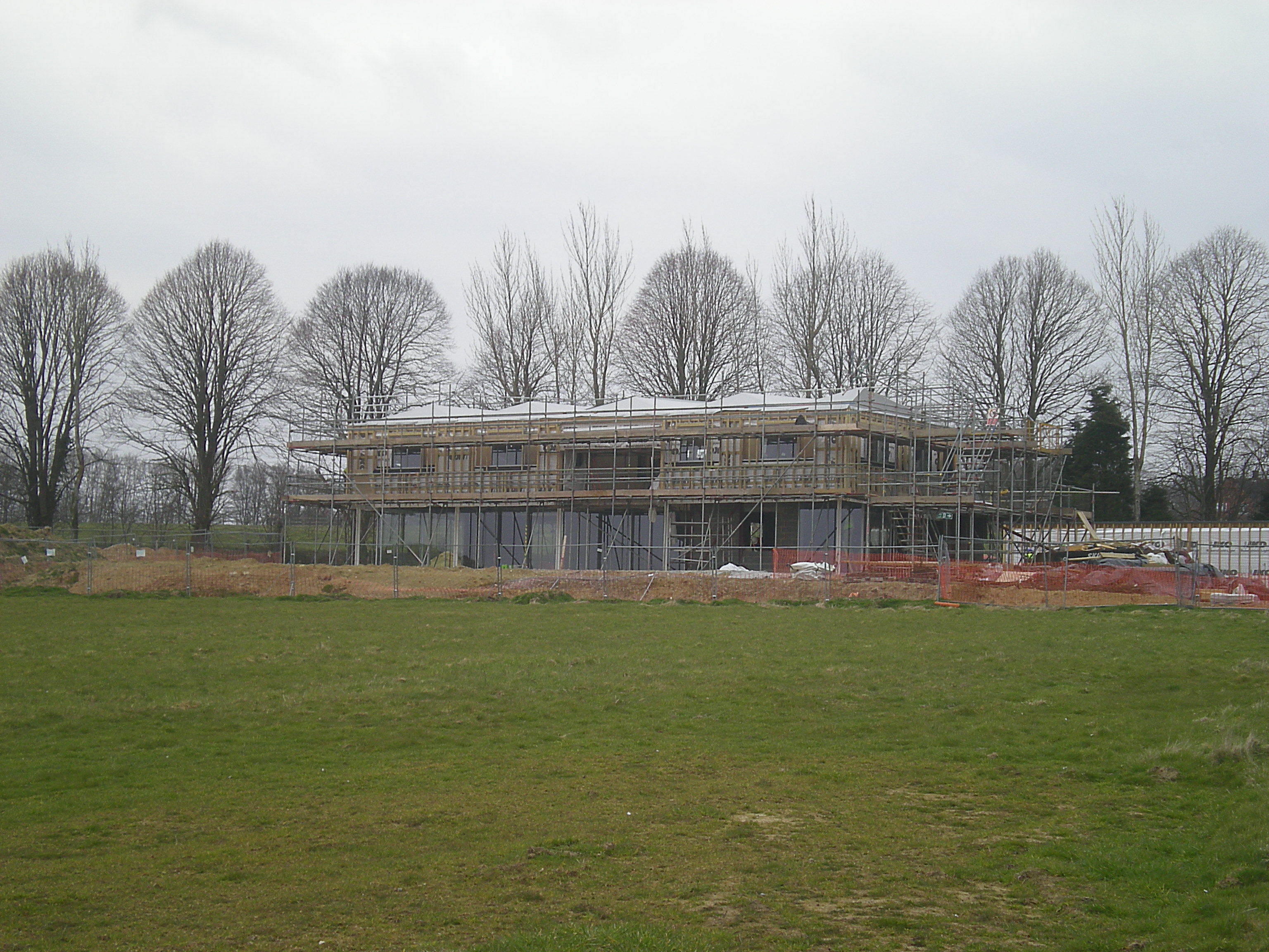 Sussex house under construction