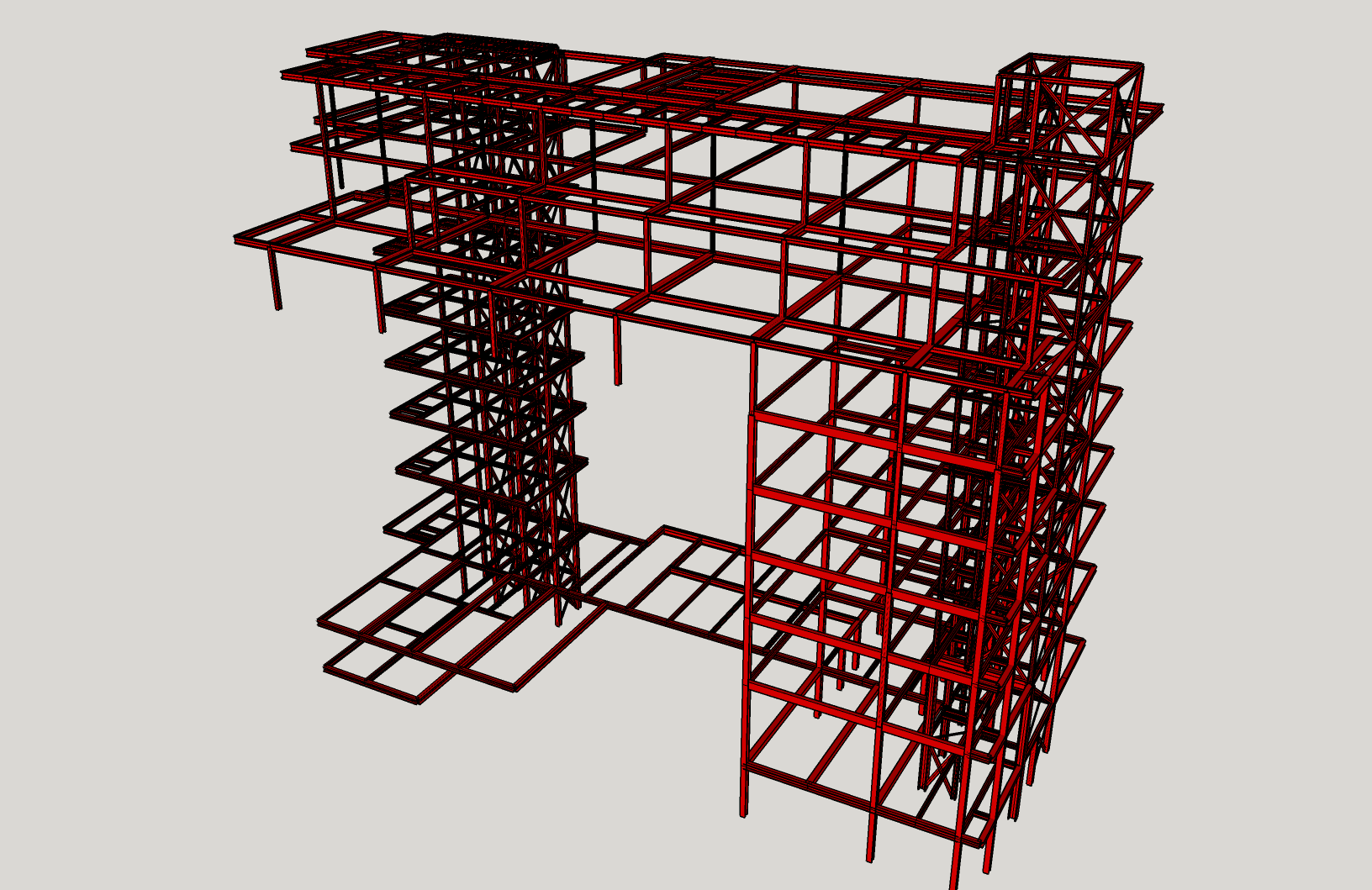 Welbeck St Steel Frame Model