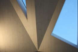 Internal apex of Sussex House roof