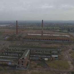 London Brick Drone view