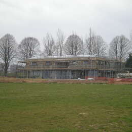 Sussex house under construction