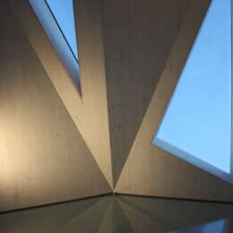 Internal apex of Sussex House roof