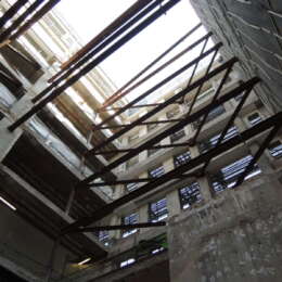 Welbeck St temporary works