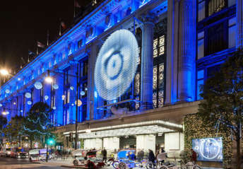 UVA Selfridges Light installation